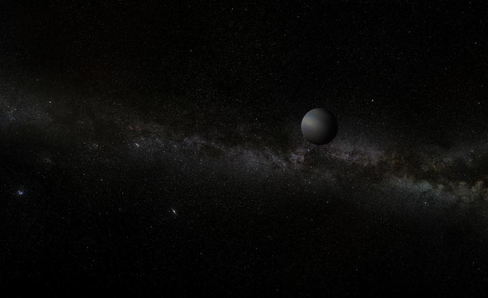 Artist's impression of a free-floating planet. (A. Stelter / Wikimedia Commons)