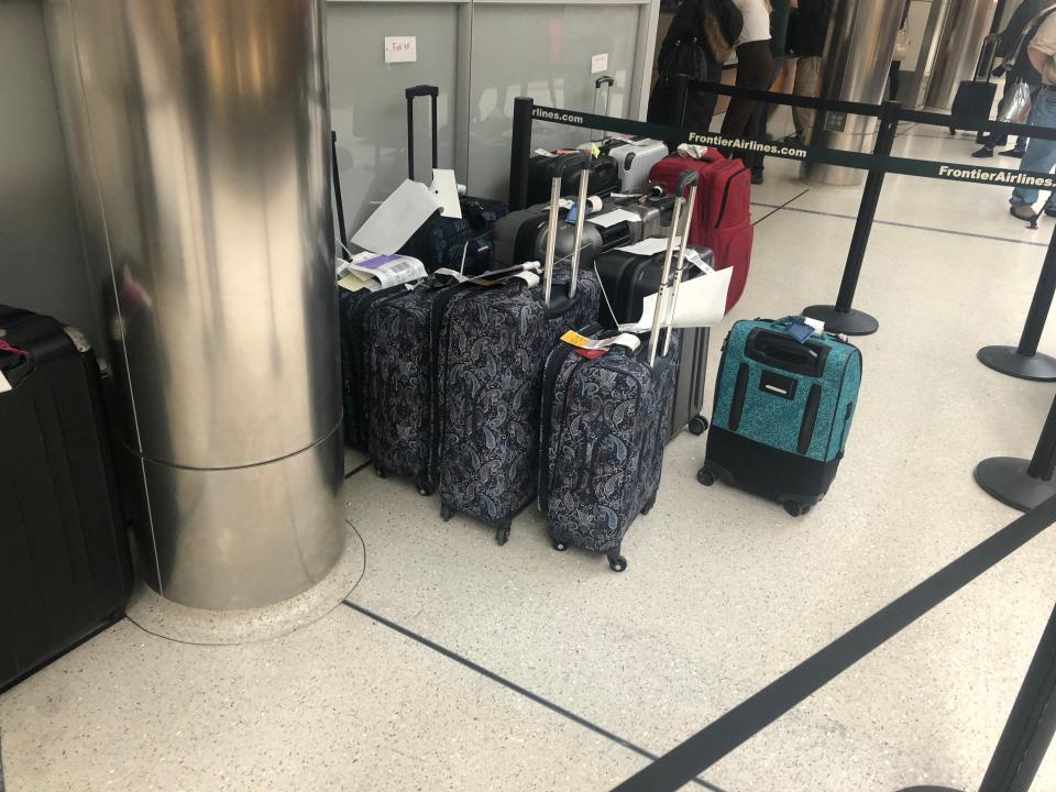 Only a few dozen pieces of luggage remain at Milwaukee Mitchell International Airport on Thursday after hundreds of bags were left in limbo because of cancellations at Southwest Airlines.