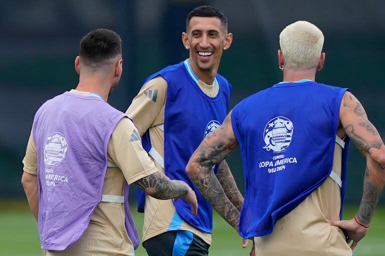 Entrenamiento de la Selección Argentina, previo a la final de la Copa América 2024
