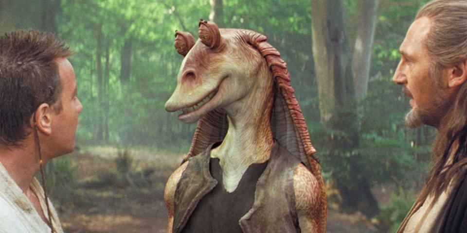 Ahmed Best as Jar Jar Binks (Credit: Fox)