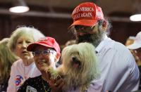 Campaign event of former U.S. President Donald Trump in Manchester