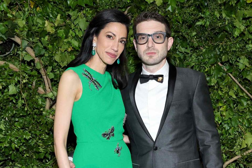 <p>Cindy Ord/MG24/Getty</p> Huma Abedin and Alexander Soros