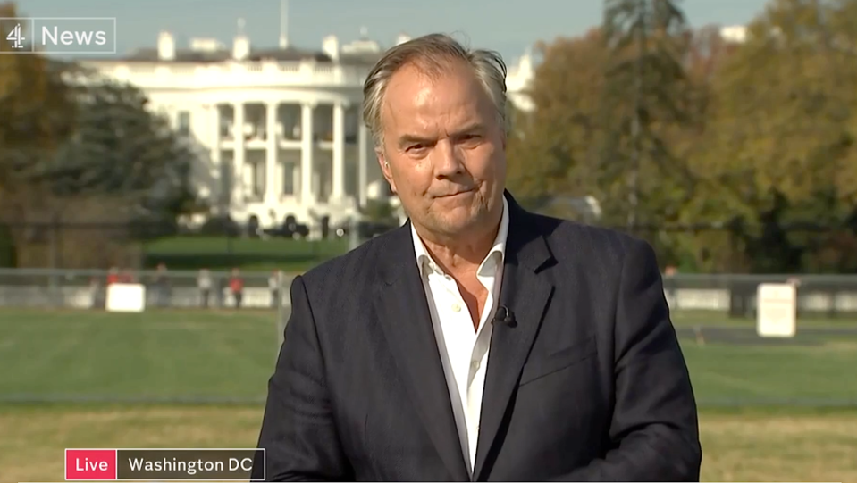 Channel 4 News anchor Matt Frei in Washington D.C.