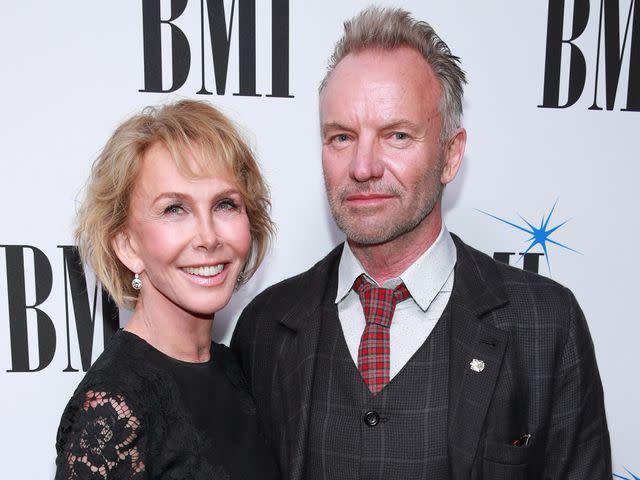 Rich Fury/Getty Sting and Trudie Styler