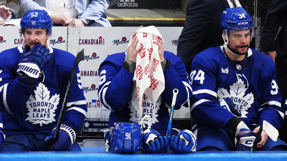 The Maple Leafs have bowed out of the playoffs after a 4-1 series loss to the Panthers. (THE CANADIAN PRESS/Chris Young)