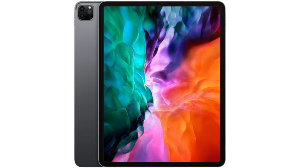 Product shot of the iPad Pro 12.9 2020, one of the best tablet cameras