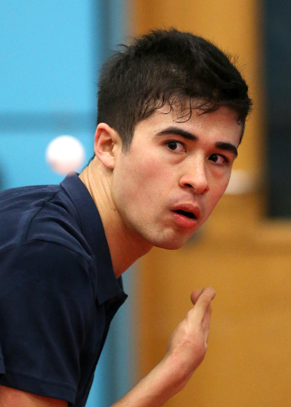 ParalympicsGB Table Tennnis player Will Bayley during a a team announcement for Rio 2016 at The English Institute of Sport, Sheffield. PRESS ASSOCIATION Photo. Picture date: Tuesday March 8, 2016. See PA story TABLE TENNIS Sheffield. Photo credit should read: Tim Goode/PA Wire.