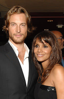 Halle Berry and Gabriel Aubry at the Los Angeles premiere of DreamWorks Pictures' Things We Lost in the Fire