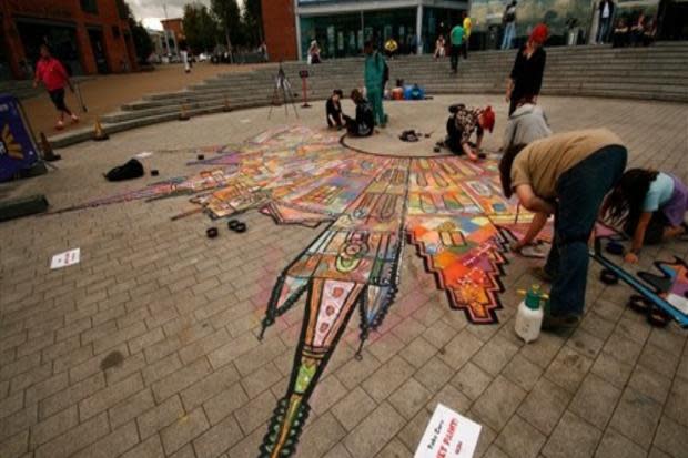 ART: You can take part in pavement art in the Jubilee celebrations