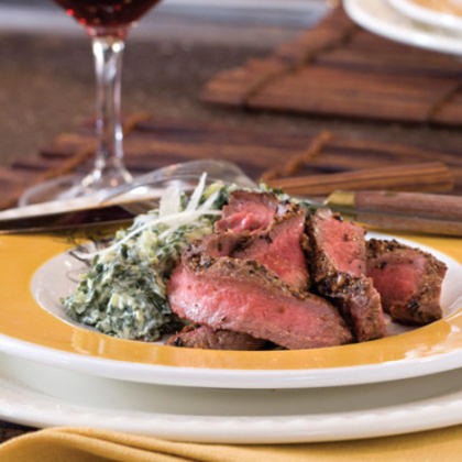 Pan-Seared Flat Iron Steak