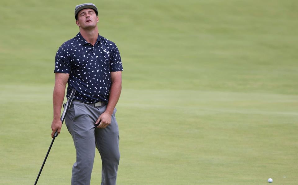 Bryson DeChambeau accused of 'acting like an eight-year-old' as Open frustration boils over - AP