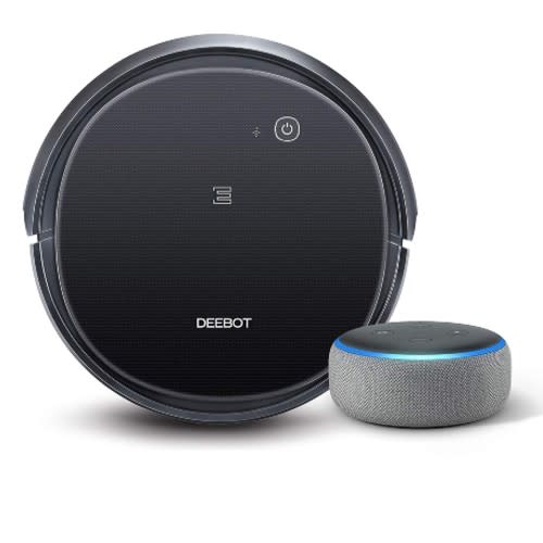 Ecovacs Deebot 500 Robotic Vacuum Cleaner with Echo Dot. (Photo: Amazon)