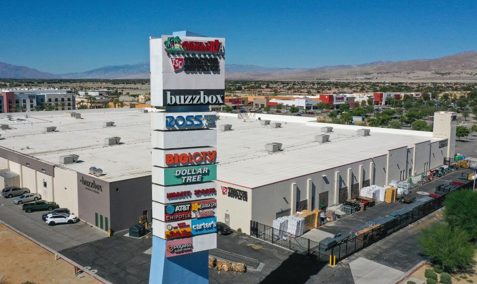 Dozens of new retail businesses, restaurants and big box stores have set up shop over the past few years near Interstate 10 and Jackson St. in north Indio, Calif., Oct. 18, 2022.