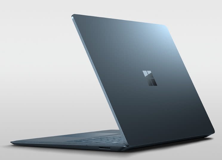 Microsoft Surface Laptop in Blue.