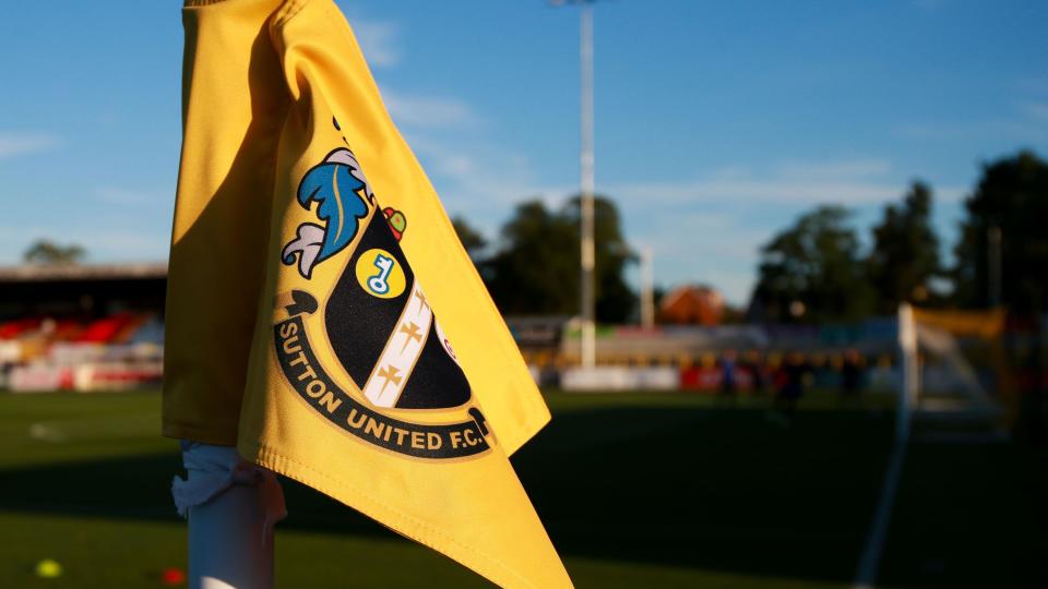 Sutton United corner flag