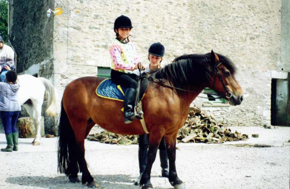 Morgana horse riding aged 10. (Collect/PA Real Life)