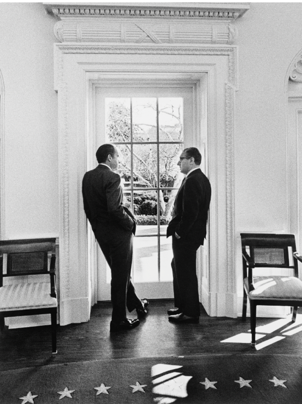 Richard Nixon and Harry Kisisnger at the Oval Office on 10 February 1971 (Richard Nixon Presidential Library)