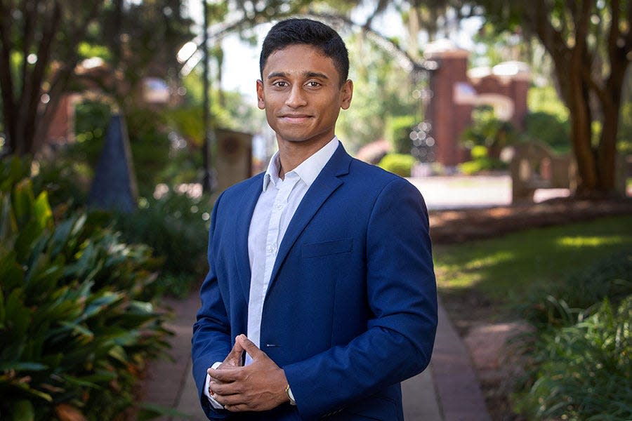 Nimna Gabadage is FSU’s student body president, a member of the FSU Board of Trustees and chair of the Florida Student Association.