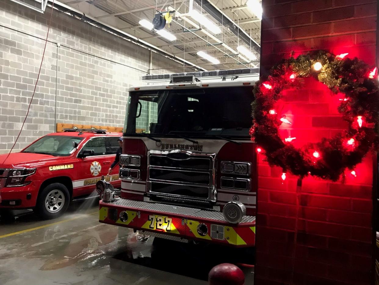 The Burlington Fire Department's "Keep the Wreath Red" annual holiday fire safety awareness initiative runs from Nov. 19 through New Year's Day