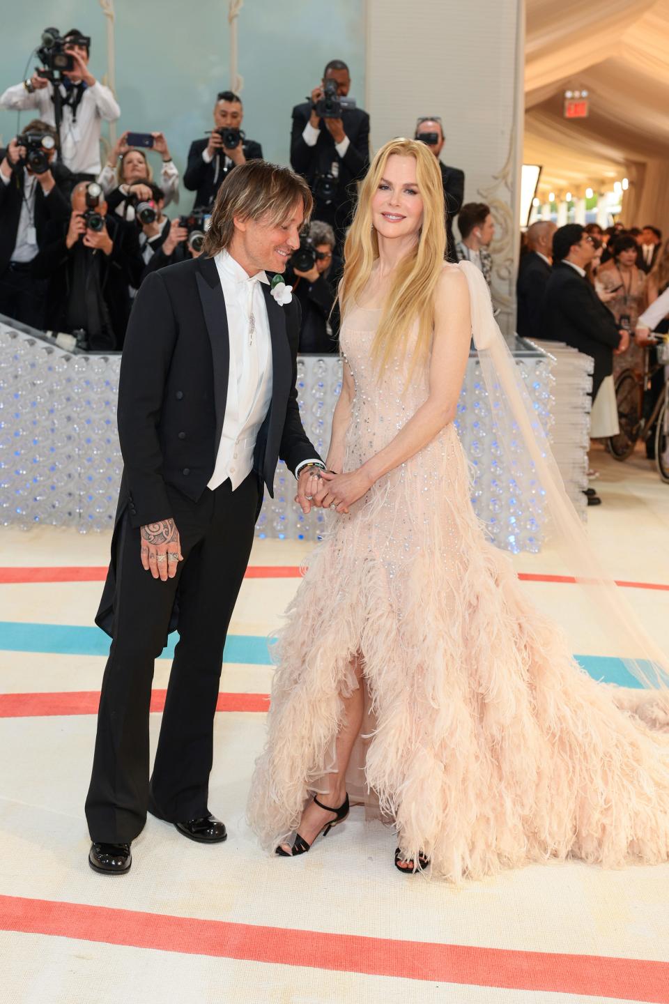 Keith Urban and Nicole Kidman attend the 2023 Met Gala