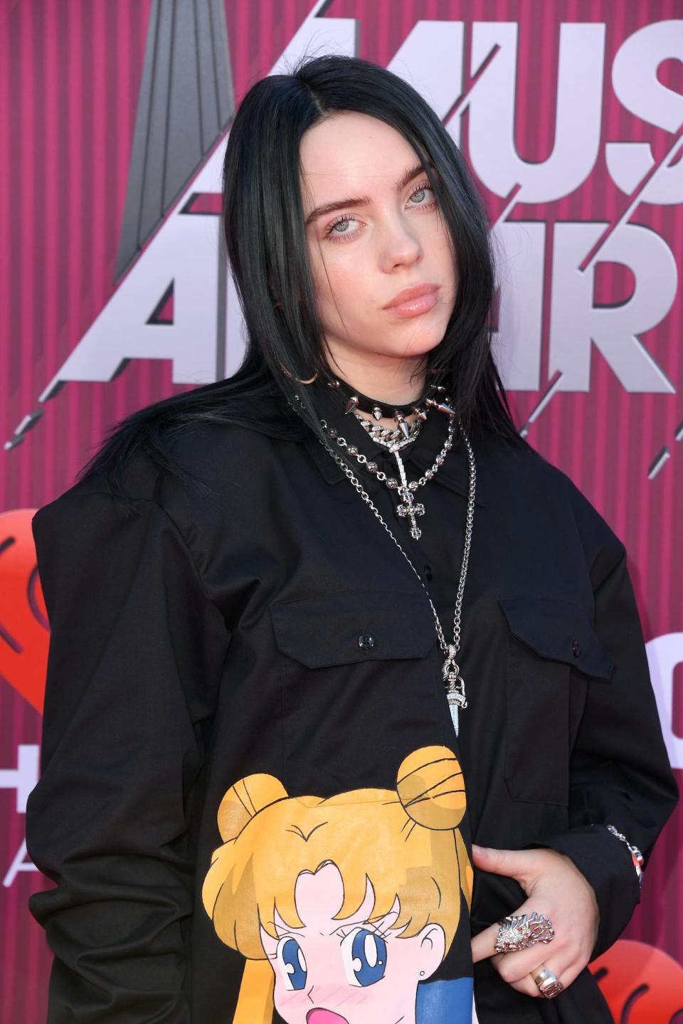 Billie Eilish attends the iHeartRadio Music Awards on March 14, 2019.