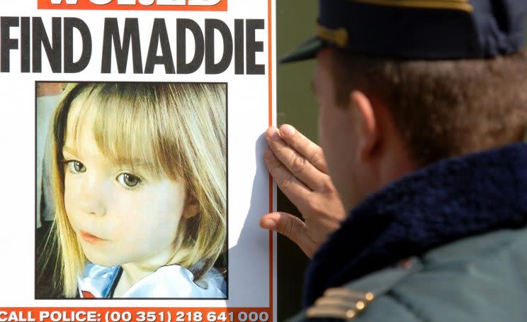 Madeleine McCann vanished from her bed in 2003 (PA Images)