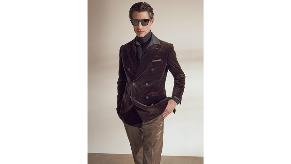 A fall 2021 look from Brioni. - Credit: Brioni