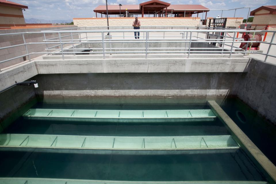 Surface water is delivered and treated at the San Tan Vista Surface Water Treatment Plant, which is jointly owned by Gilbert, and the Chandler Pecos Surface Water Treatment Plant, a sprawling facility on Pecos Road east of McQueen Road.
