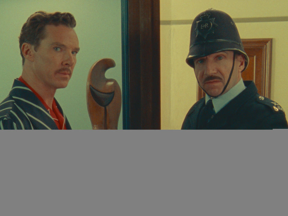 Benedict Cumberbatch in The Wonderful Story of Henry Sugar, with Ralph Fiennes.