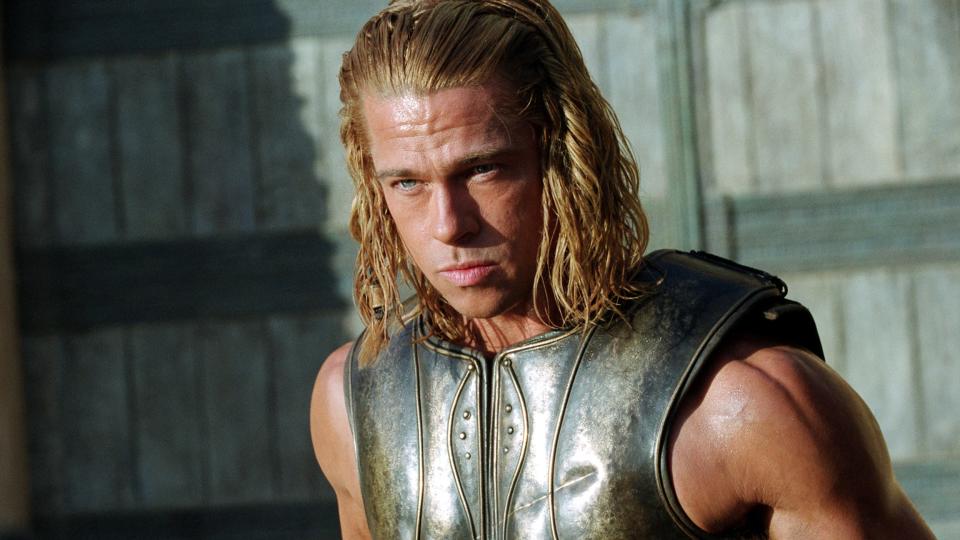 Brad Pitt in Troy (Credit: Warner Bros)