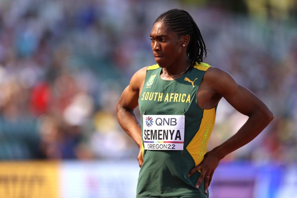Caster Semenya has already been pushed out of her favoured 800m by DSD rules (Getty Images)