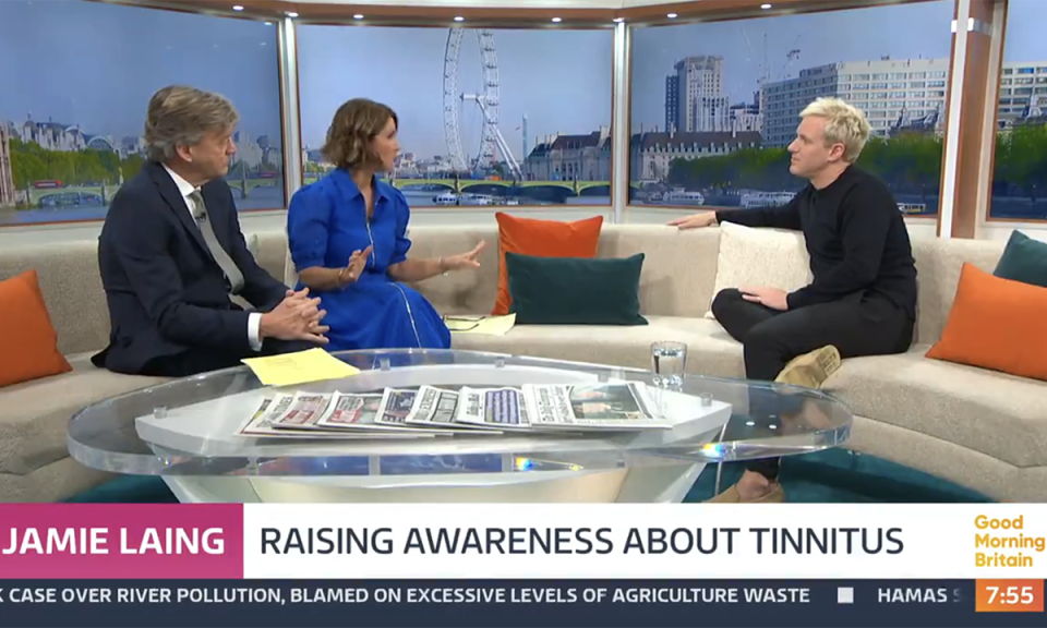 Jamie Laing appeared on Good Morning Britain. (ITV screengrab)