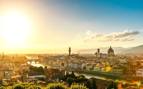 Florence in the evening light - Credit: Getty