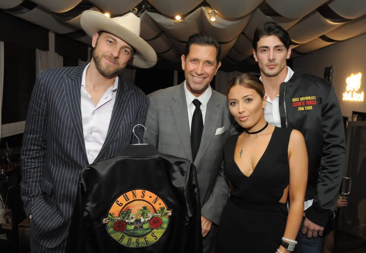 Ayler Young designed thousands of bomber jackets for a 2016 Guns ‘N Roses tour. (Photo: Getty Images)