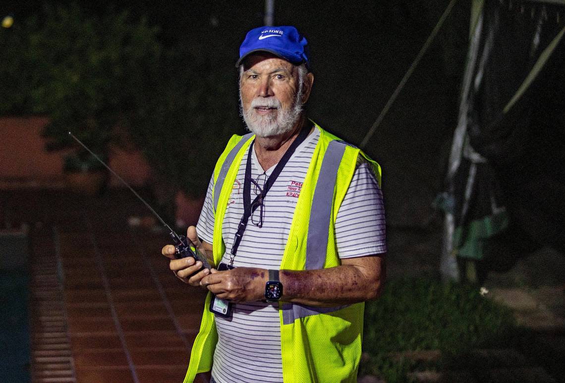 Pedro Labayen, 70, who runs the Asociación de Radioaficionados de Utuado, talks about his experiences during Hurricanes Maria and Fiona, in Puerto Rico, on Friday, Sept. 23, 2022.