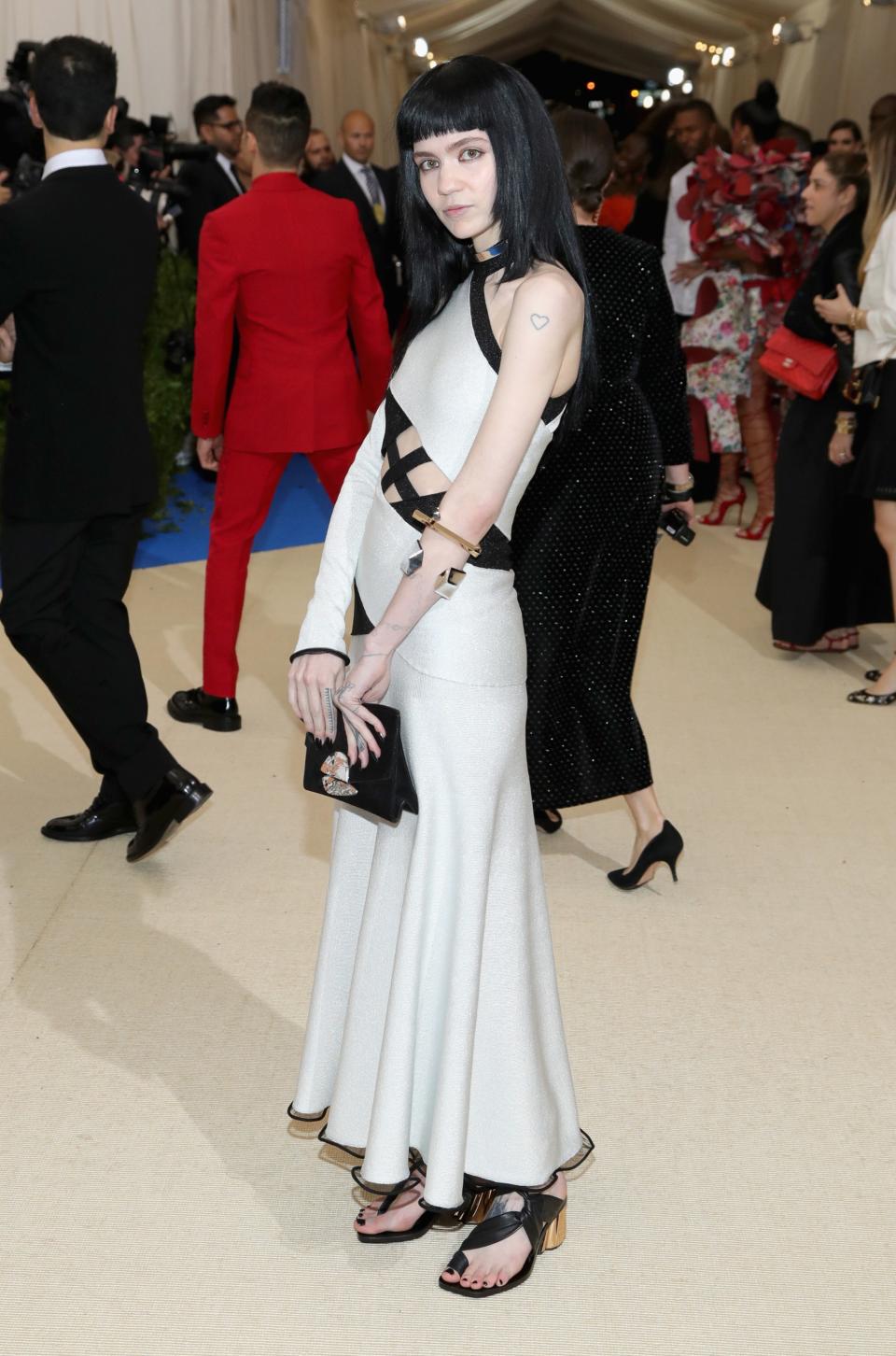 <h1 class="title">Grimes in Proenza Schouler</h1><cite class="credit">Photo: Getty Images</cite>