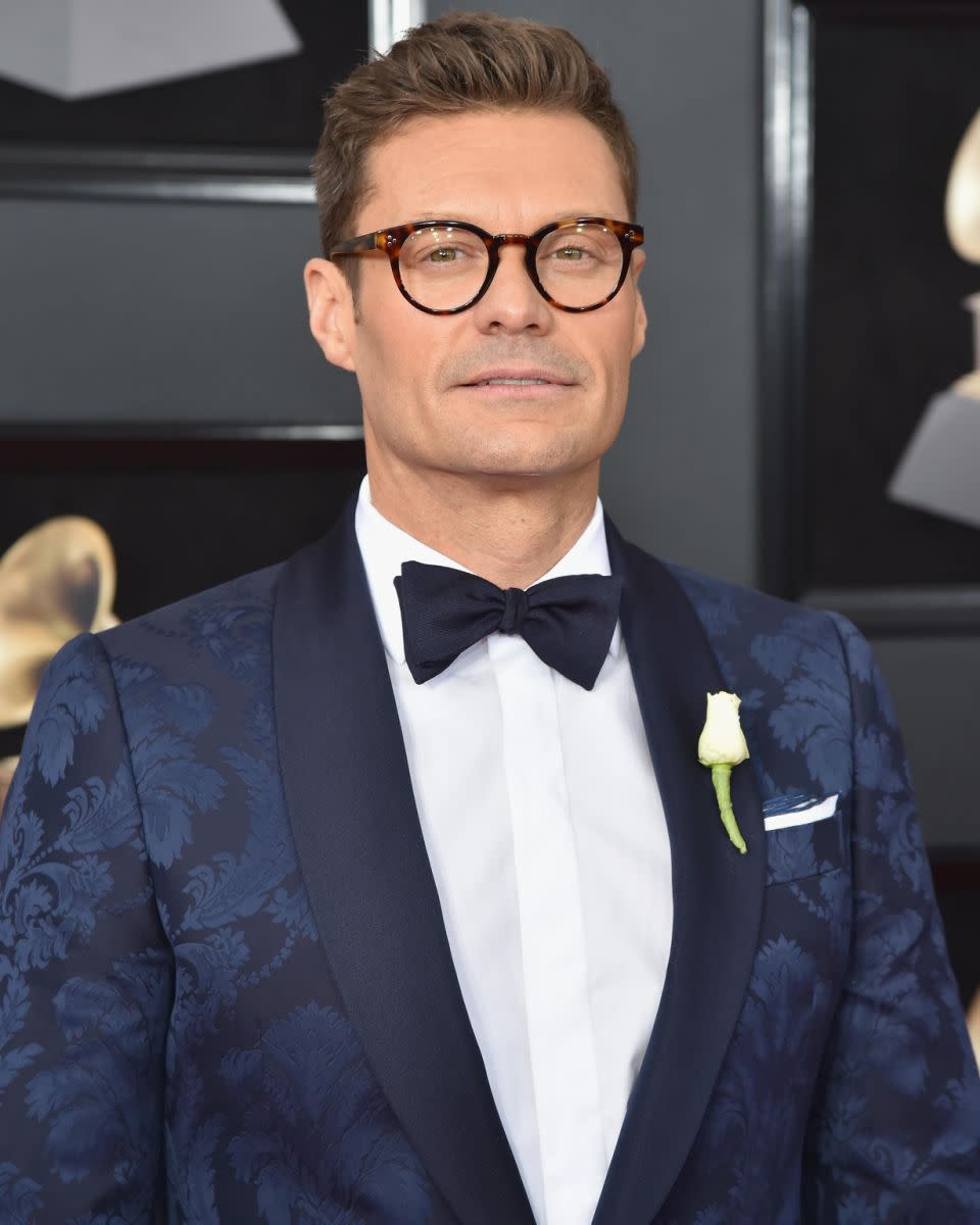 Seacrest, here at the 2018 Grammy Awards, has denied all the allegations. Source: Getty