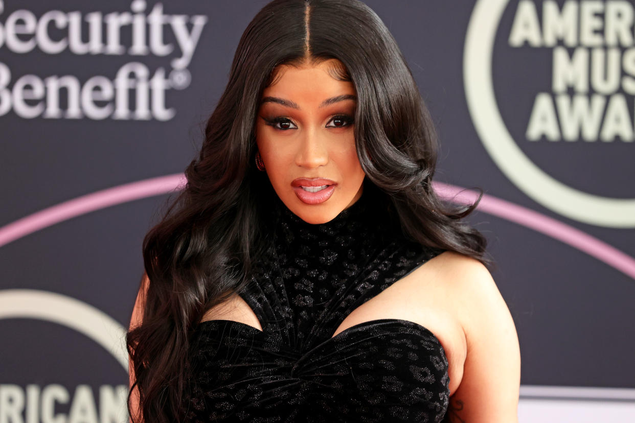 Cardi B shares that she uses onion juice to give her hair extra shine. (Photo: Rich Fury/Getty Images)