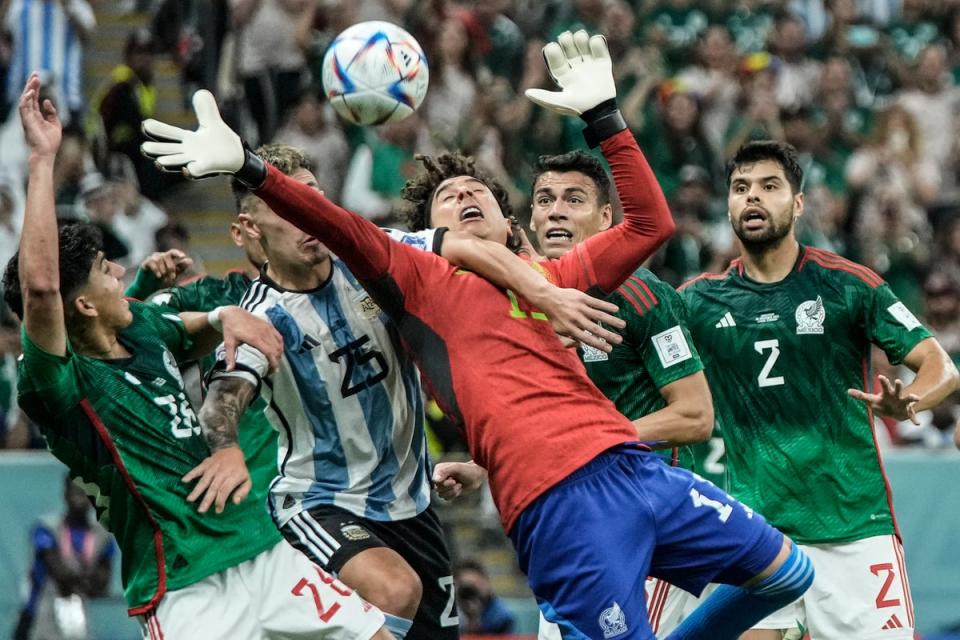 Guillermo Ochoa was unconvincing at times for Mexico (AP)