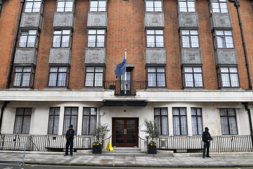 The Duke is at King Edward VII Hospital in London. Photo: Getty Images