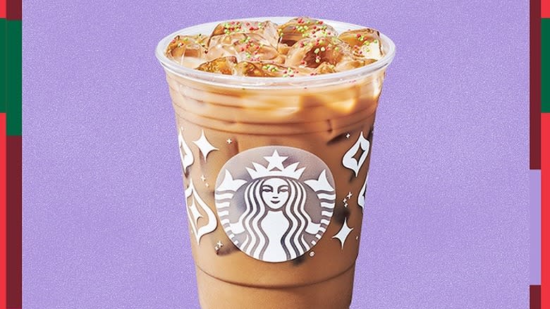 Starbucks Iced Sugar Cookie Almondmilk Latte