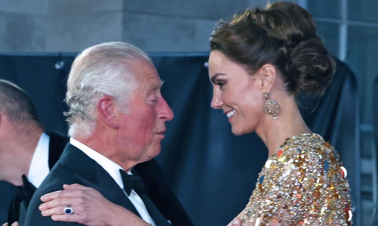 <span>The king with the Princess of Wales. Both are being treated for cancer.</span><span>Photograph: Francis Dias/Newspix International</span>