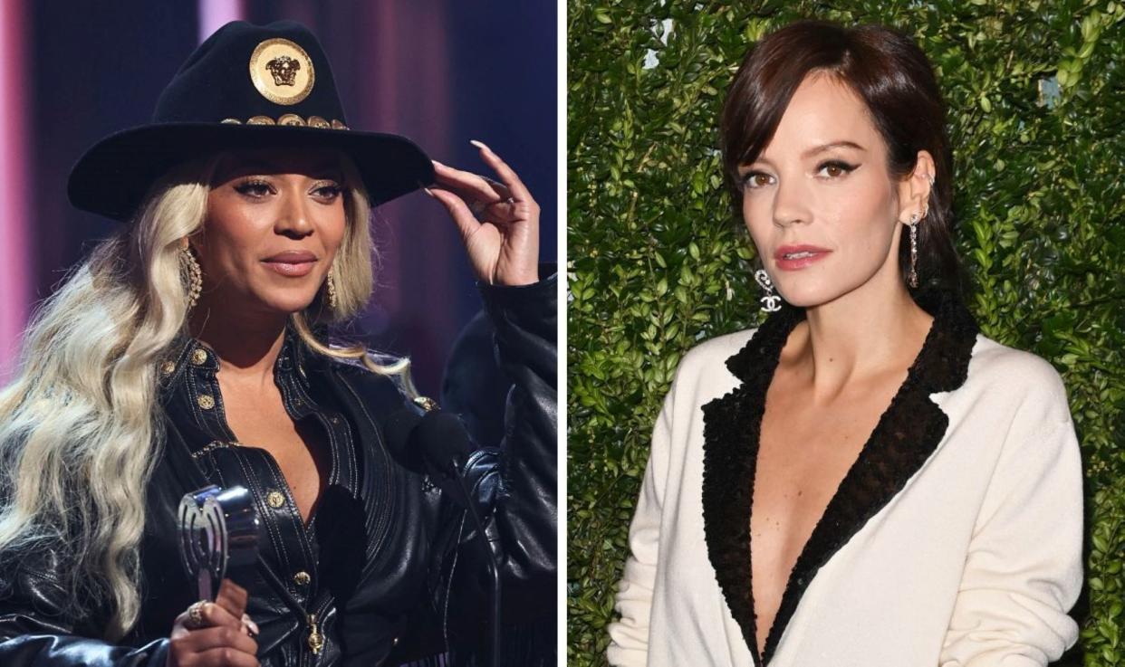 lily Allen slams Beyonce