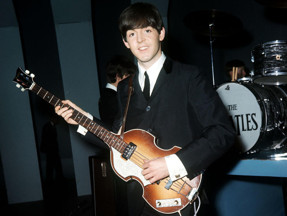 Paul McCartney Hofner Bass Guitar  (PA Images via Getty Images)