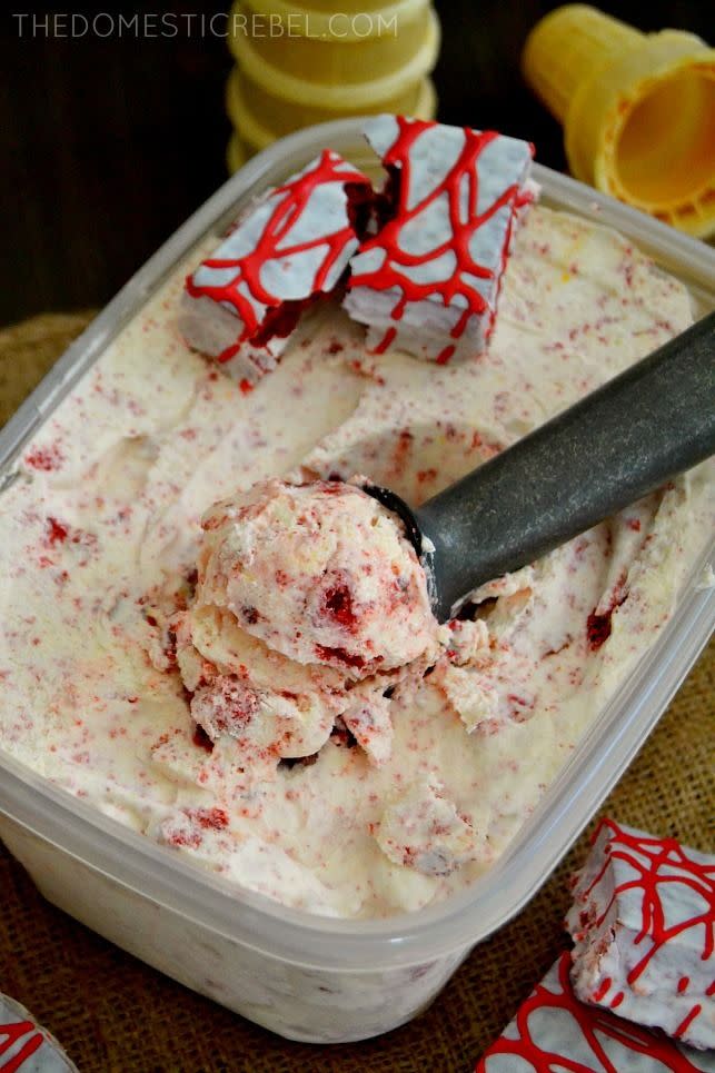 red velvet cheesecake ice cream recipe