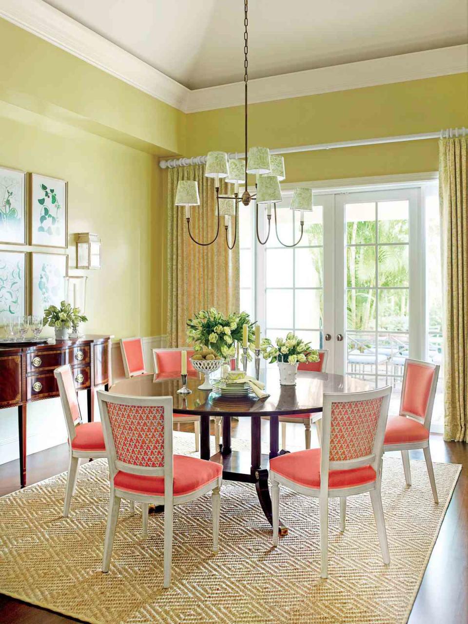 No. 4 Give Your Dining Room a Splash of Bold Color