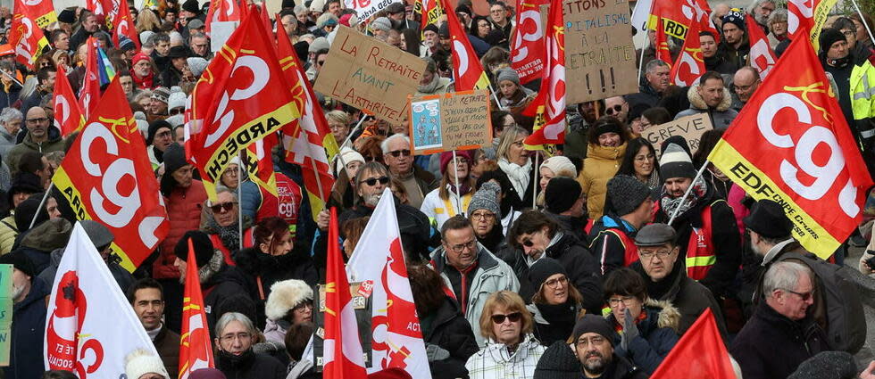 Une nouvelle journée de mobilisation est prévue ce mardi 7 février dans toute la France pour protester contre la réforme des retraites. (Photo d'illustration).  - Credit:Fabrice ANTERION / MAXPPP / PHOTOPQR/LE DAUPHINE/MAXPPP