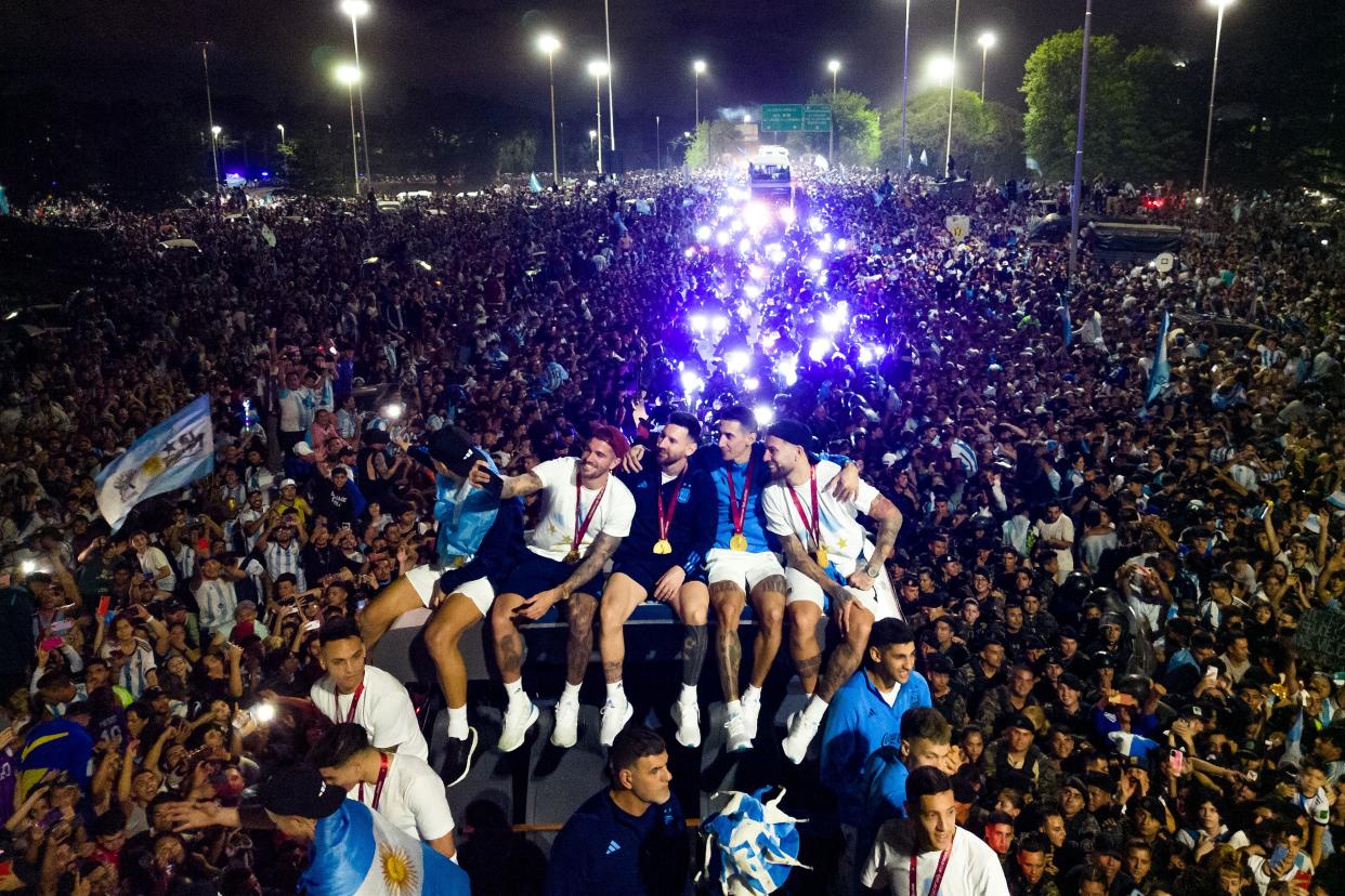 Argentina's captain and forward Lionel Messi