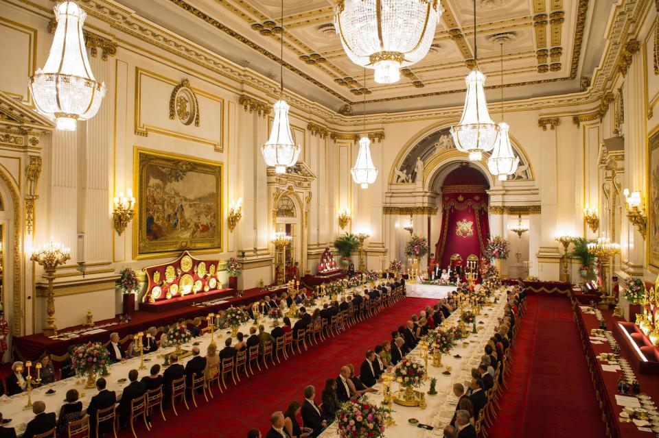 State banquet in Buckingham Palace