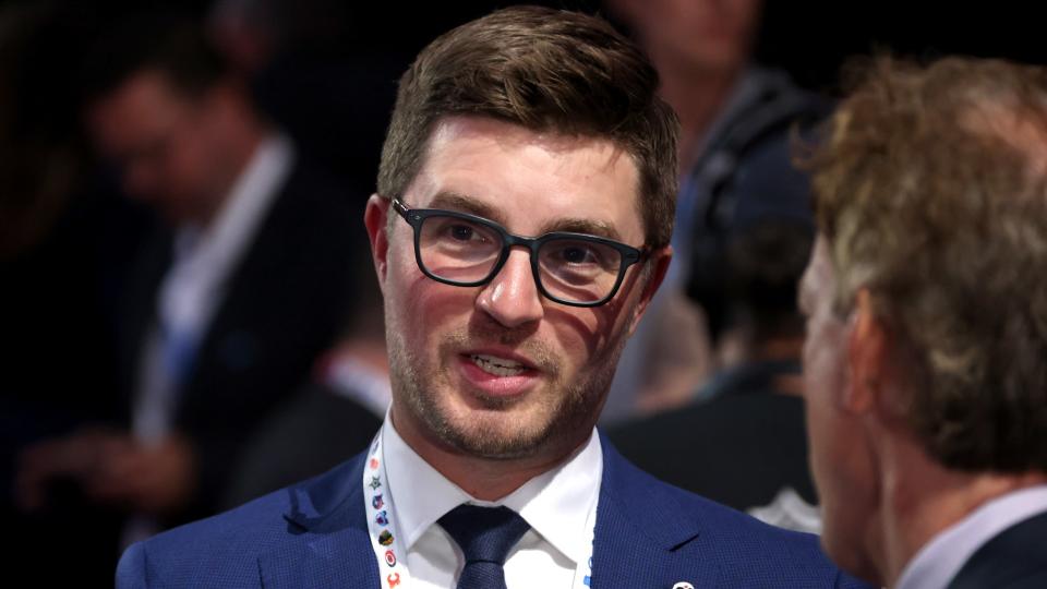 Only two weeks after being let go by the Maple Leafs, Kyle Dubas has landed another high-profile job. (Getty Images)